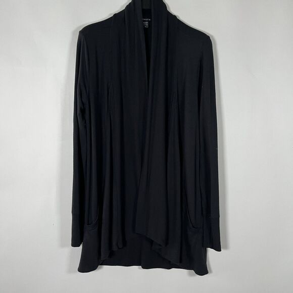 Athleta Pranayama Restore Wrap Cardigan Medium Lounge Neutral Athleisure *flaw - Picture 3 of 14